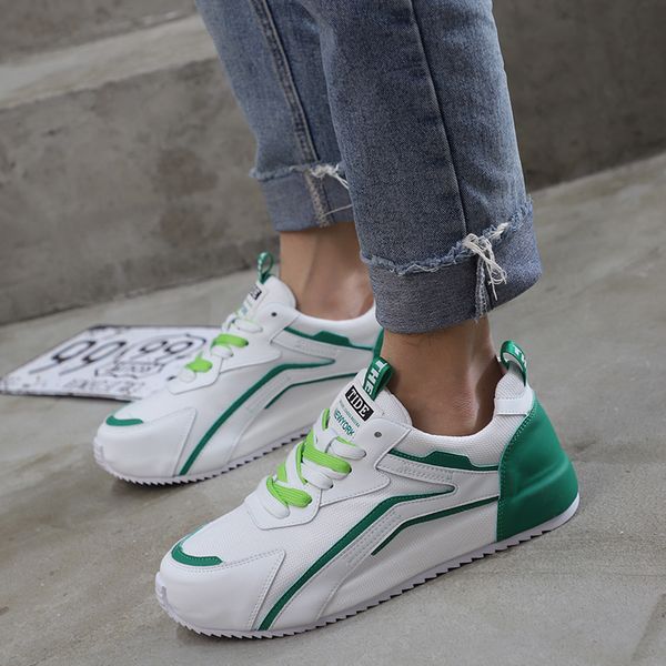 summer leisure sports breathable mesh comfortable men's korean fashion youth front lace up inner climax shoes, Black
summer leisure sports breathable mesh comfortable men's korean fashion youth front lace up inner climax shoes, Black
