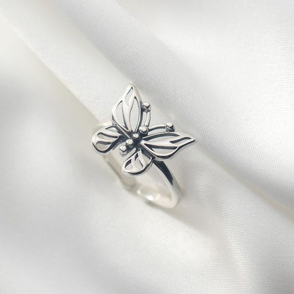 hollow delicate cute butterfly antique adjustable thai silver color rings for women ladies finger simple fashion jewelry sr2313, Golden;silver
hollow delicate cute butterfly antique adjustable thai silver color rings for women ladies finger simple fashion jewelry sr2313, Golden;silver