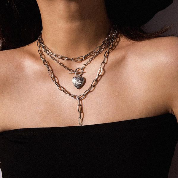 готический слоистый панк cuban cookan choker holly publy peampunk love heart lasso big coluly chensy цепь ожерелье для женских ювелирных изд, Silver
готический слоистый панк cuban cookan choker holly publy peampunk love heart lasso big coluly chensy цепь ожерелье для женских ювелирных изд, Silver