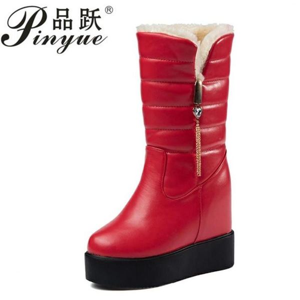 boots women snow platform winter thick plush waterproof non-slip fashion shoes warm fur botas mujer, Black
boots women snow platform winter thick plush waterproof non-slip fashion shoes warm fur botas mujer, Black