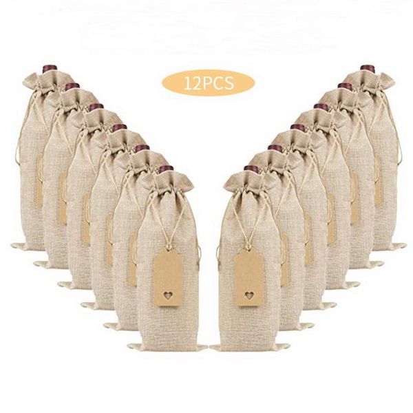 linen wine bottle bag with dustproof beam mouth tag burlap red wine packaging bag tags stretchable sackcloth pockets set of 12
linen wine bottle bag with dustproof beam mouth tag burlap red wine packaging bag tags stretchable sackcloth pockets set of 12