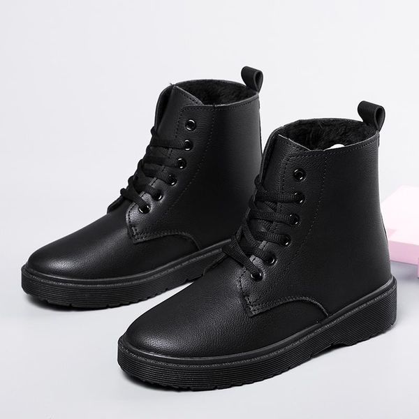 women's winter boots outdoor black lace-up warm fur boots for women platform rubber sole women ankle shoes casual
women's winter boots outdoor black lace-up warm fur boots for women platform rubber sole women ankle shoes casual