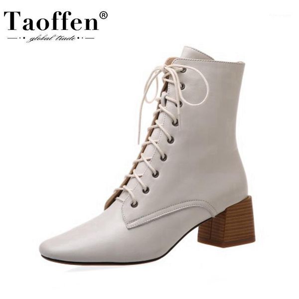 boots taoffen women ankle real leather thick heel woman winter shoes fashion classic short footwear size 34-391, Black
boots taoffen women ankle real leather thick heel woman winter shoes fashion classic short footwear size 34-391, Black