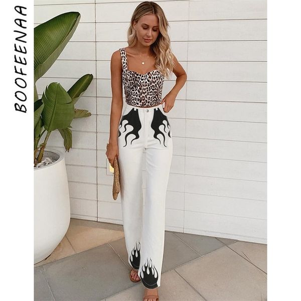 boofeenaa flame printing white high waist flare pants women spring summer fashion casual boot cut bell bottoms c84-ae02 y200418, Black;white
boofeenaa flame printing white high waist flare pants women spring summer fashion casual boot cut bell bottoms c84-ae02 y200418, Black;white