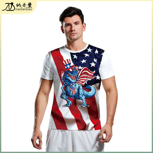 independence day cartoon funny dinosaur print trend versatile short sve t-shirt b129-9170, Black
independence day cartoon funny dinosaur print trend versatile short sve t-shirt b129-9170, Black