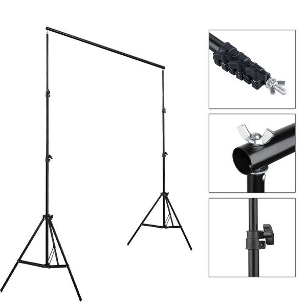6.6ftx9.8ft adjustable backdrop stand crossbar kit 2x3m pgraphy p video backdrop stand kit for muslins backdrops black seller
6.6ftx9.8ft adjustable backdrop stand crossbar kit 2x3m pgraphy p video backdrop stand kit for muslins backdrops black seller