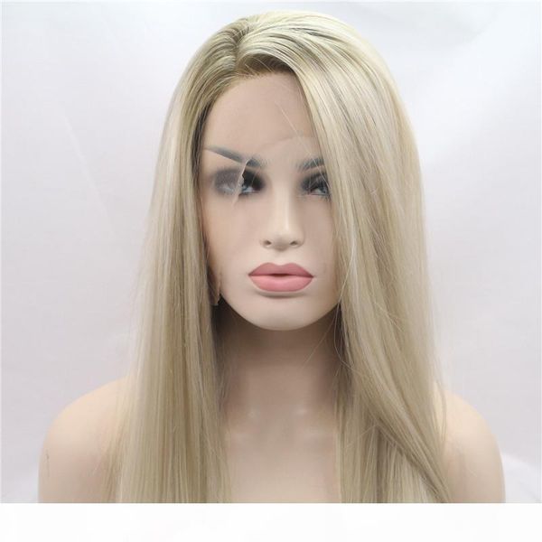 blonde synthetic lacefront wig heat resistant hair glueless blonde synthetic lace front wigs for women side part, Black
blonde synthetic lacefront wig heat resistant hair glueless blonde synthetic lace front wigs for women side part, Black