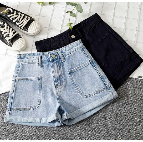 high waist ladies shorts women summer plus size women jeans shorts casual loose denim overall womens 20201, White;black
high waist ladies shorts women summer plus size women jeans shorts casual loose denim overall womens 20201, White;black