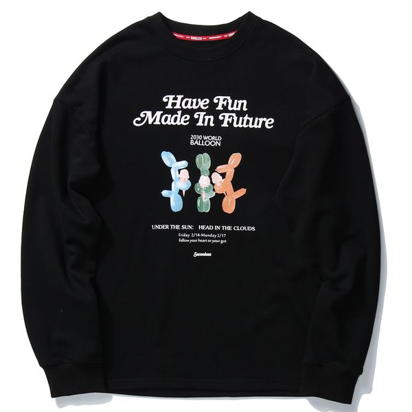 2021 new spring autumn casual hoodies cotton sweatshirt fashion balloon print loose hoodie pullovers hip hop harajuku male 8yzz, Black
2021 new spring autumn casual hoodies cotton sweatshirt fashion balloon print loose hoodie pullovers hip hop harajuku male 8yzz, Black