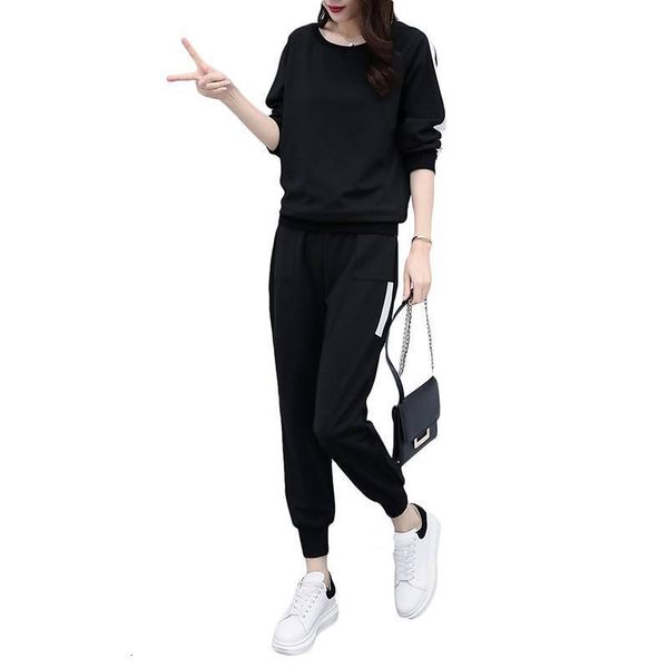 2021 new two ensemble plus size sports suit fall and winter casual loose women's jersey train wives sms1, White
2021 new two ensemble plus size sports suit fall and winter casual loose women's jersey train wives sms1, White