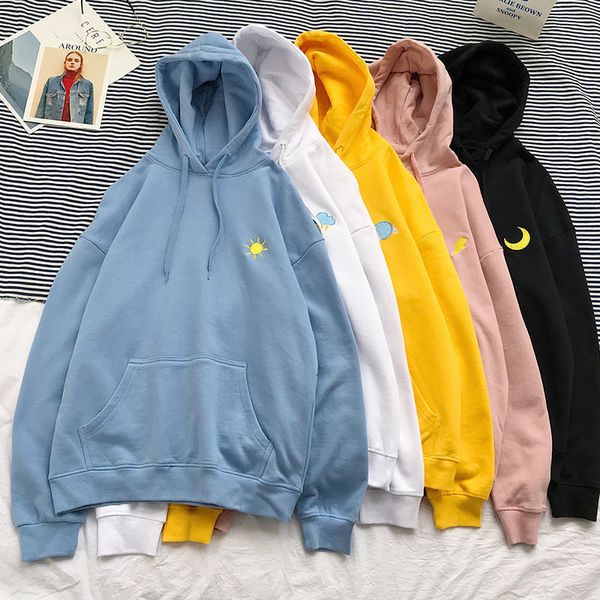 korean embroidery women's fleece hoodies women oversized sweatshirts 2020 winter warm thicken pullovers, Black
korean embroidery women's fleece hoodies women oversized sweatshirts 2020 winter warm thicken pullovers, Black