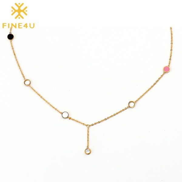 pendant necklaces fine4u n373 luxury cubic zirconia pendants necklace stainless steel tiny cute round circle for women girls gifts, Silver
pendant necklaces fine4u n373 luxury cubic zirconia pendants necklace stainless steel tiny cute round circle for women girls gifts, Silver