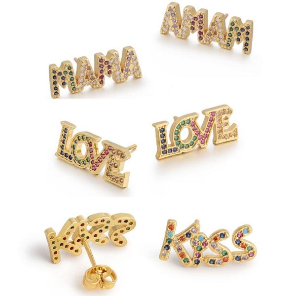 stud colorful rhinestone elegant letter words mama family love earring women handmade cute jewelry birthday gifts, Golden;silver
stud colorful rhinestone elegant letter words mama family love earring women handmade cute jewelry birthday gifts, Golden;silver