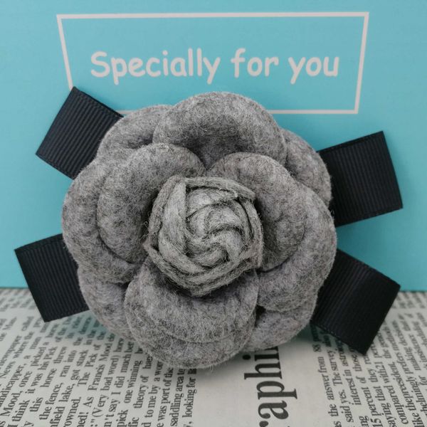 korean fashion new fabric camellia flower bow brooch cardigan wool scarves buckle pin for women's clothing jewelry accessories, Gray
korean fashion new fabric camellia flower bow brooch cardigan wool scarves buckle pin for women's clothing jewelry accessories, Gray