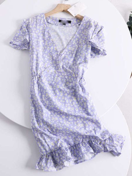 women's lilac flower print huansha dress new, Black;gray