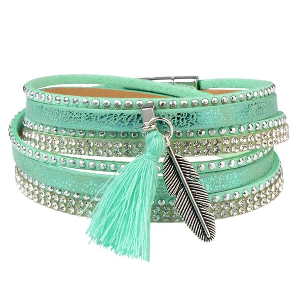 12styles multilayer leather tassel bracelet bohemian feather tree charms magnetic velvet bracelet boho women men jewelry wmtptt
12styles multilayer leather tassel bracelet bohemian feather tree charms magnetic velvet bracelet boho women men jewelry wmtptt