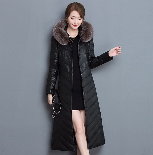 2021 new winter of the fake women's fur turtleneck jacket long leather parka hooded jackets mujer wxf566 iax8, Black
2021 new winter of the fake women's fur turtleneck jacket long leather parka hooded jackets mujer wxf566 iax8, Black
