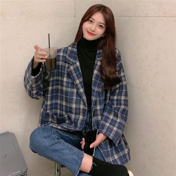 point 3 will firm offers port led lattice woolen cloth coat taste fashion leisure suit, Black
point 3 will firm offers port led lattice woolen cloth coat taste fashion leisure suit, Black