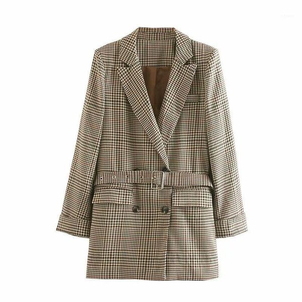 vintage chic women double breasted plaid long jacket with belt elegant ladies lapel collar coat pockets casual casaco femme1, Black;brown
vintage chic women double breasted plaid long jacket with belt elegant ladies lapel collar coat pockets casual casaco femme1, Black;brown