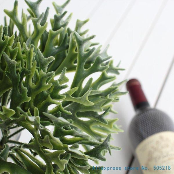 decorative flowers & wreaths 1 pcs beautiful artificial soft plastic staghorn fern bouquet platycerium wallichii green plant home decoration
decorative flowers & wreaths 1 pcs beautiful artificial soft plastic staghorn fern bouquet platycerium wallichii green plant home decoration