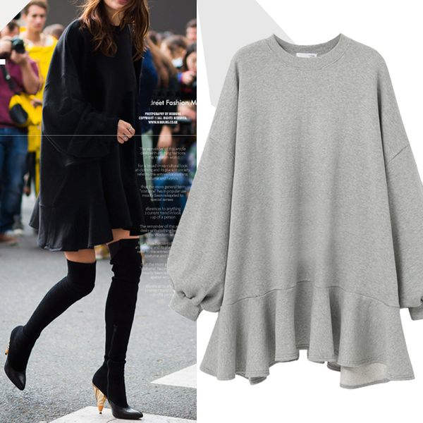 black 2021 new celebrity nightgown autumn winter woman clothes vintage kpop dress eoid jp8e, Black;gray
black 2021 new celebrity nightgown autumn winter woman clothes vintage kpop dress eoid jp8e, Black;gray