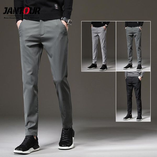 classic style men's business casual pants fashion advanced stretch fit knitting trousers male black grey brand clothing 28-38
classic style men's business casual pants fashion advanced stretch fit knitting trousers male black grey brand clothing 28-38