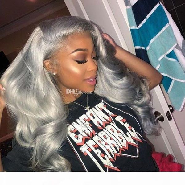 fashion ombre silver grey body wave lace front wig glueless long gray virgin human hair wigs for fasihion women, Black;brown
fashion ombre silver grey body wave lace front wig glueless long gray virgin human hair wigs for fasihion women, Black;brown