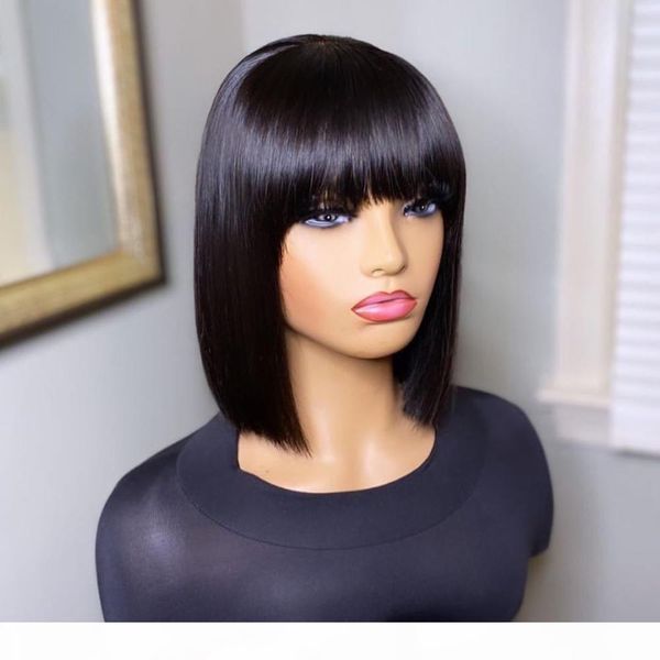 13*4 short bob remy wig brazilian lace front human hair wigs with bangs 150% density fringe wig remy hair 4x4 lace closure wig, Black;brown
13*4 short bob remy wig brazilian lace front human hair wigs with bangs 150% density fringe wig remy hair 4x4 lace closure wig, Black;brown