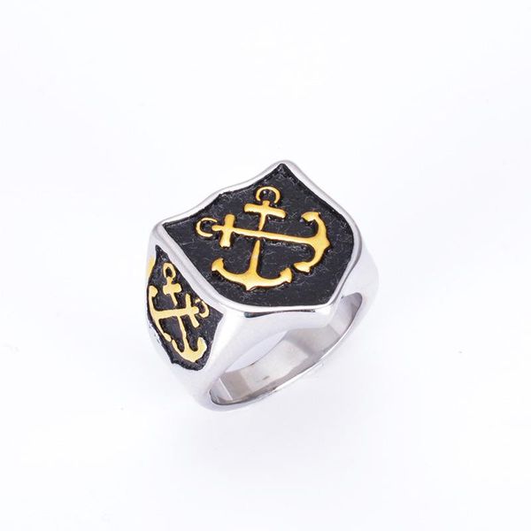 cluster rings silver color gold men's navy nautical sailor 316l stainless steel anchor ring, Golden;silver
cluster rings silver color gold men's navy nautical sailor 316l stainless steel anchor ring, Golden;silver