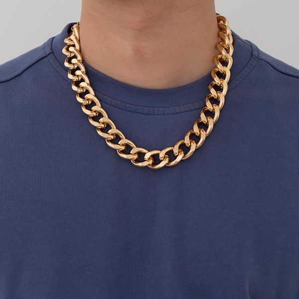 chokers lacteo exaggerated gold color silver cross chain choker necklace for men steampunk aluminum clavicle charm, Golden;silver
chokers lacteo exaggerated gold color silver cross chain choker necklace for men steampunk aluminum clavicle charm, Golden;silver