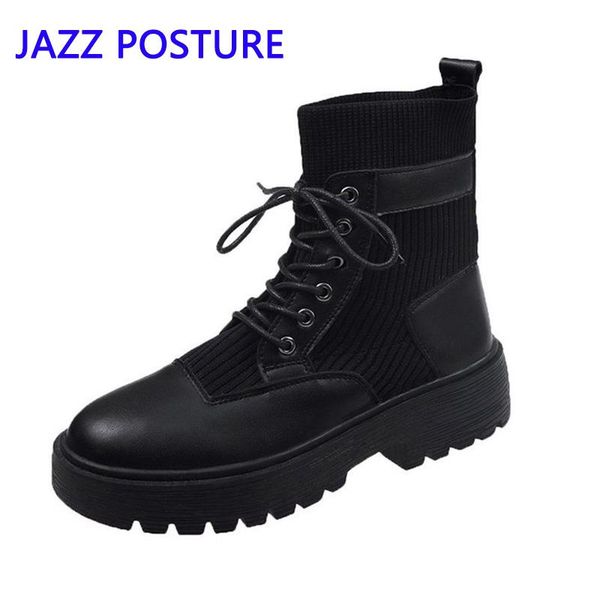 platform shoes women's ankle boots high heels motobots punk boots non-slip stretch fabric shoes botas de mujer 2020 q611, Black
platform shoes women's ankle boots high heels motobots punk boots non-slip stretch fabric shoes botas de mujer 2020 q611, Black