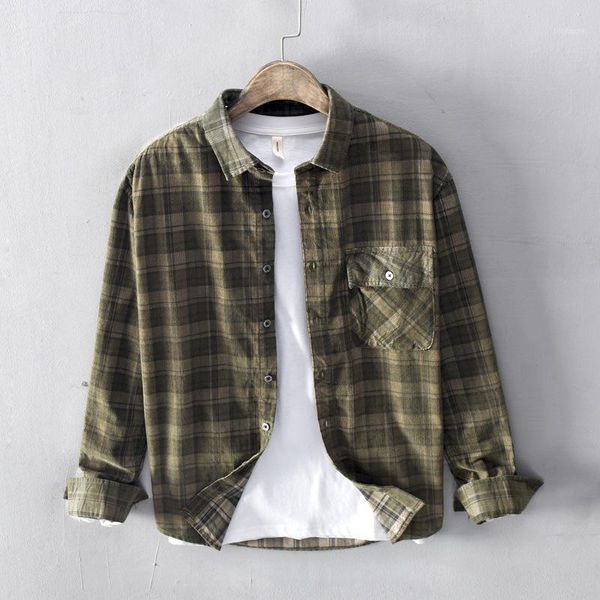 corduroy plaid shirts men long sleeve fashion turn-down collar smart casual dress shirts 2020 new man clothing y21231, White;black 
corduroy plaid shirts men long sleeve fashion turn-down collar smart casual dress shirts 2020 new man clothing y21231, White;black