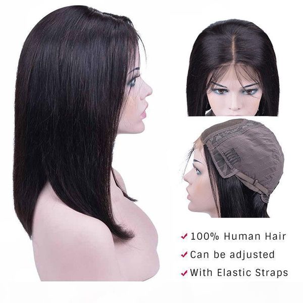 4x4 lace closure wig brazilian lace front human hair wigs for black women remy hair straight lace front wig with baby hair, Black;brown
4x4 lace closure wig brazilian lace front human hair wigs for black women remy hair straight lace front wig with baby hair, Black;brown