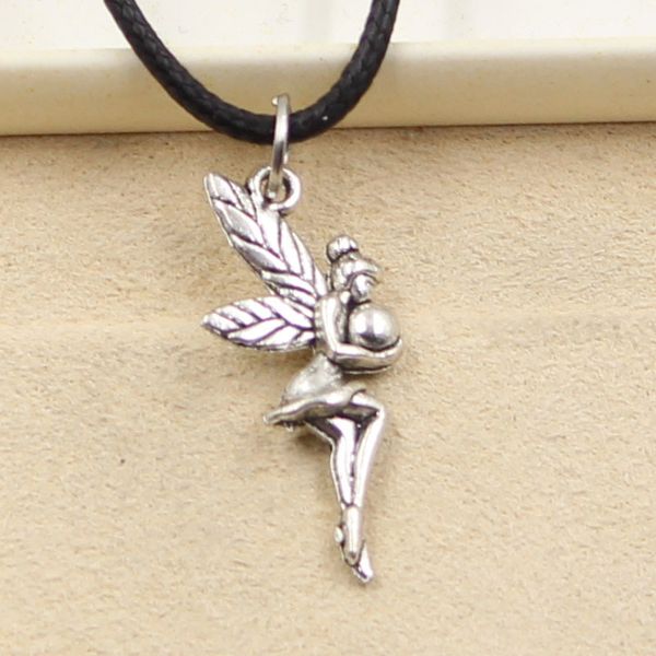 tibetan silver color pendant angel necklace choker charm black leather cord factory price handmade jewelry 573t
tibetan silver color pendant angel necklace choker charm black leather cord factory price handmade jewelry 573t