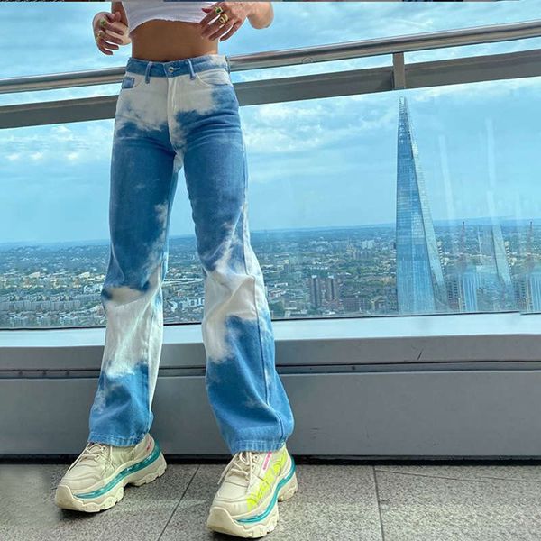 wind 2020 autumn fashion women's new high waisted slim contrast loose pants casual jeans, Blue
wind 2020 autumn fashion women's new high waisted slim contrast loose pants casual jeans, Blue