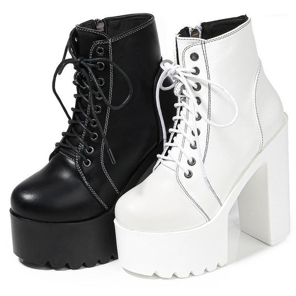 dress shoes fashion waterproof 15cm thick high-heeled woman pumps wedding party pu lace up round toe women1, Black
dress shoes fashion waterproof 15cm thick high-heeled woman pumps wedding party pu lace up round toe women1, Black