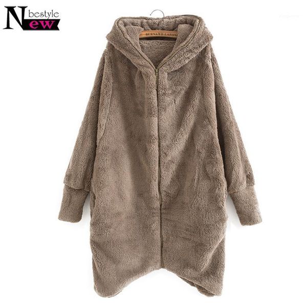female autumn winter coat women long sleeve zip up abrigos mujer invierno 2020 warm lamb wool coat women harajuku hooded jacket1, Black
female autumn winter coat women long sleeve zip up abrigos mujer invierno 2020 warm lamb wool coat women harajuku hooded jacket1, Black