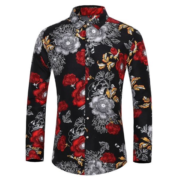 many styles men long-sleeved plus size 7xl shirt fashion rose plant flower printed shirt hawaii leisure vacation men's clothing c1211, White;black
many styles men long-sleeved plus size 7xl shirt fashion rose plant flower printed shirt hawaii leisure vacation men's clothing c1211, White;black