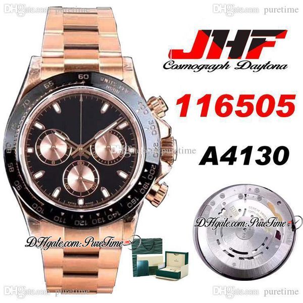 jhf a4130 automatic chronograph mens watch 18k rg ceramics bezel black dial stainless steel bracelet edition 116505 ptrx puretime a1, Slivery;brown
jhf a4130 automatic chronograph mens watch 18k rg ceramics bezel black dial stainless steel bracelet edition 116505 ptrx puretime a1, Slivery;brown