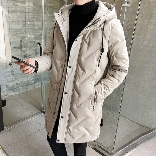 winter down jacket men's new zipper and hat casual medium-and-long coat men q1209, Black
winter down jacket men's new zipper and hat casual medium-and-long coat men q1209, Black