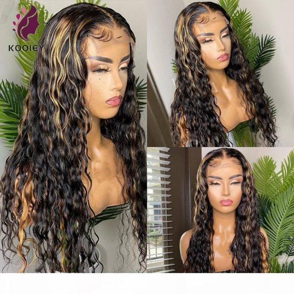 hd transparent 13x6 lace front human hair wigs for women highlight blonde ombre brazilian water wave hair lace frontal wigs, Black;brown
hd transparent 13x6 lace front human hair wigs for women highlight blonde ombre brazilian water wave hair lace frontal wigs, Black;brown