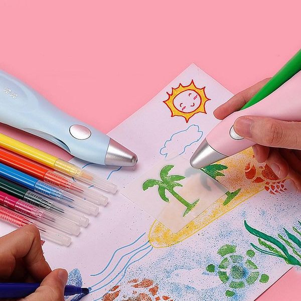 gift sets electric airbrush 12 color hand-painted washable professional watercolor pen art painting set children diy tools
gift sets electric airbrush 12 color hand-painted washable professional watercolor pen art painting set children diy tools