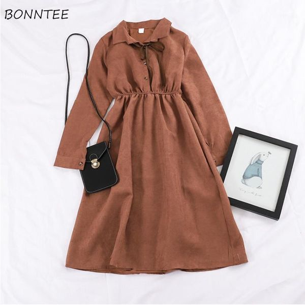 long sleeve dress women mid-long french style ladies bow elegant daily comfortable simple simple womens vintage new1, Black;gray
long sleeve dress women mid-long french style ladies bow elegant daily comfortable simple simple womens vintage new1, Black;gray
