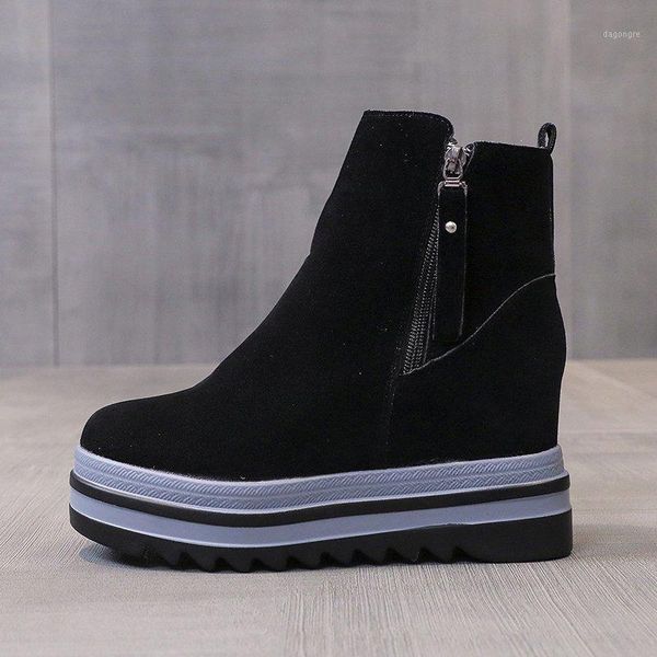 boots 2021 autumn women faux suede wedge platform 8 cm hidden heel shoes high casual for woman ankle boot1, Black
boots 2021 autumn women faux suede wedge platform 8 cm hidden heel shoes high casual for woman ankle boot1, Black