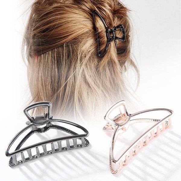 women girls geometric hair claw clamps hair crab moon shape hair clip claws solid color accessories hairpin large mini bbyulk lipper, Black;brown
women girls geometric hair claw clamps hair crab moon shape hair clip claws solid color accessories hairpin large mini bbyulk lipper, Black;brown