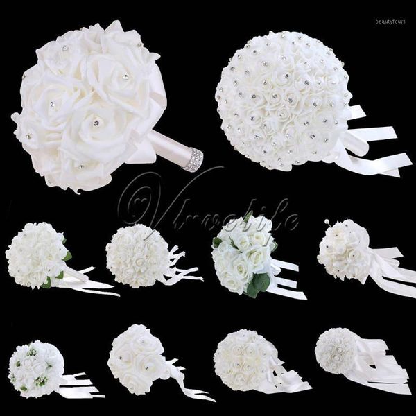 white romantic wedding bouquet bridal bouquet artificial rose flowers with ribbons beaded rhinestone for bride wedding decor1
white romantic wedding bouquet bridal bouquet artificial rose flowers with ribbons beaded rhinestone for bride wedding decor1