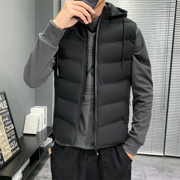 men's vest winter down vest casual waistcoat mens sleeveless jacket soft shell hooded warm men's 2020 slim fit solid color vests, Black
men's vest winter down vest casual waistcoat mens sleeveless jacket soft shell hooded warm men's 2020 slim fit solid color vests, Black