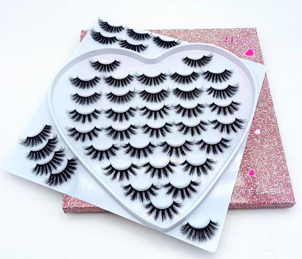false eyelashes 5/21pairs fluffy lashes 10-25mm 3d mink dramatic long thick extension makeup
false eyelashes 5/21pairs fluffy lashes 10-25mm 3d mink dramatic long thick extension makeup