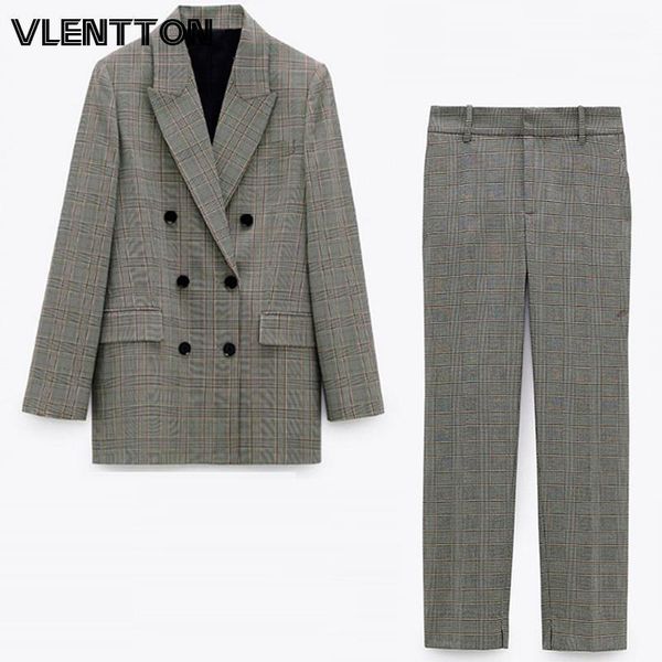 spring autumn women vintage plaid 2 pieces set elegant office blazer jacket coat+zipper pants suit female loose trousers outfits1, White
spring autumn women vintage plaid 2 pieces set elegant office blazer jacket coat+zipper pants suit female loose trousers outfits1, White