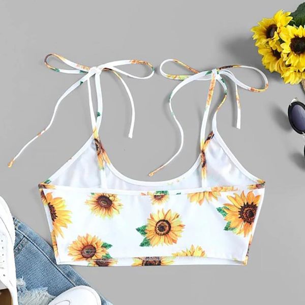casual sunflower printed crop women camis streetwear slim summer strap cropped neon haut femme @ce, White
casual sunflower printed crop women camis streetwear slim summer strap cropped neon haut femme @ce, White